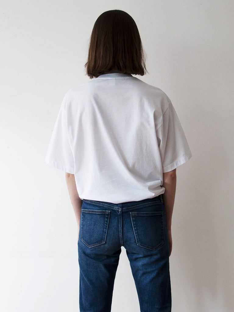 Karine Lecchi T-Shirt LE STUDIO en jersey de coton blanc – Edition Limitée